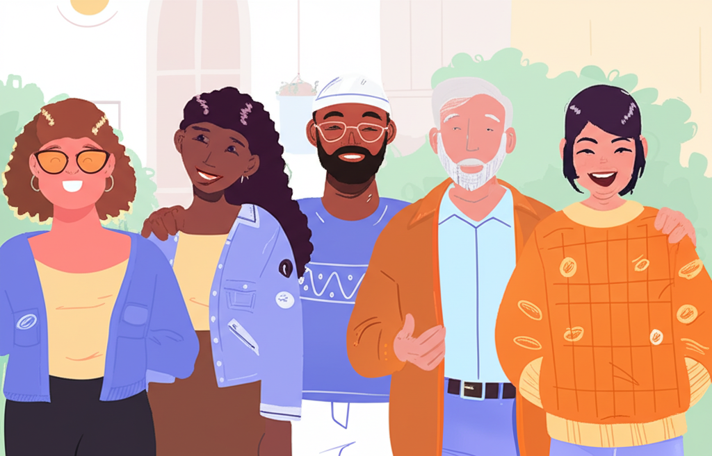 Diverse team collaboration